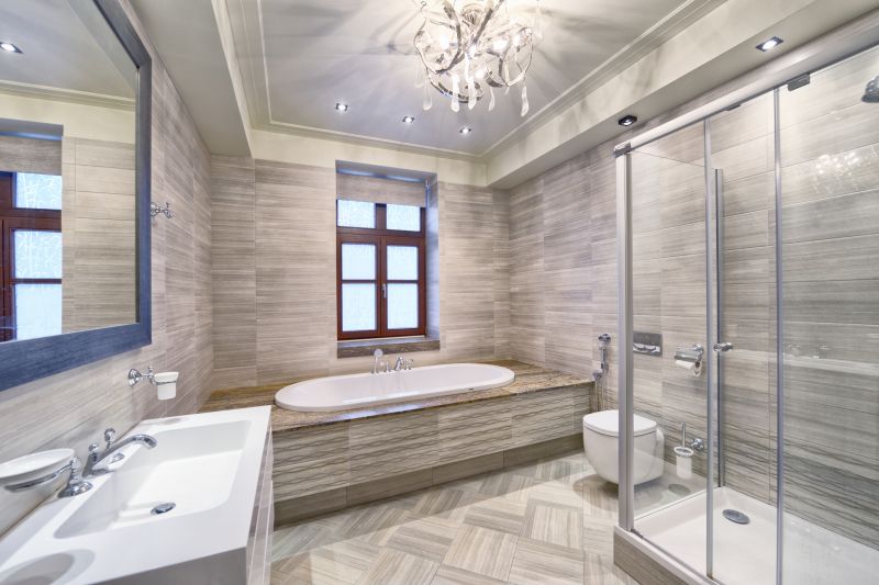 Elegant Shower and Tub Combo